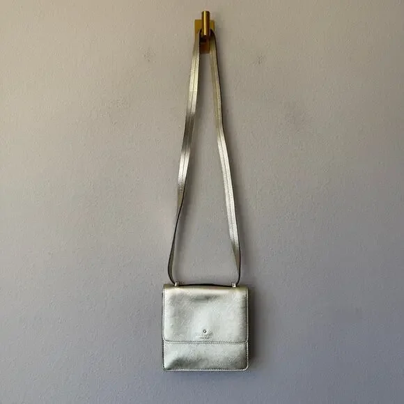 Kate Spade New York Gold Square Crossbody Bag